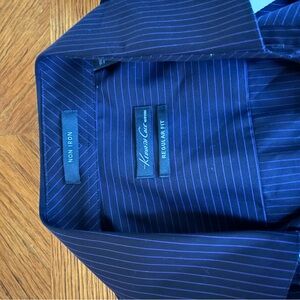 Kenneth Cole Navy Pinstripe Shirt